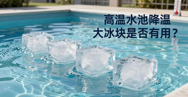 鄂州高温水池降温大冰块,到底管不管用?